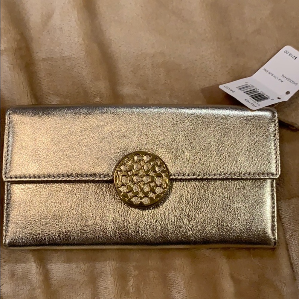 New Coach Wallet-leather slim envelope styleF46148